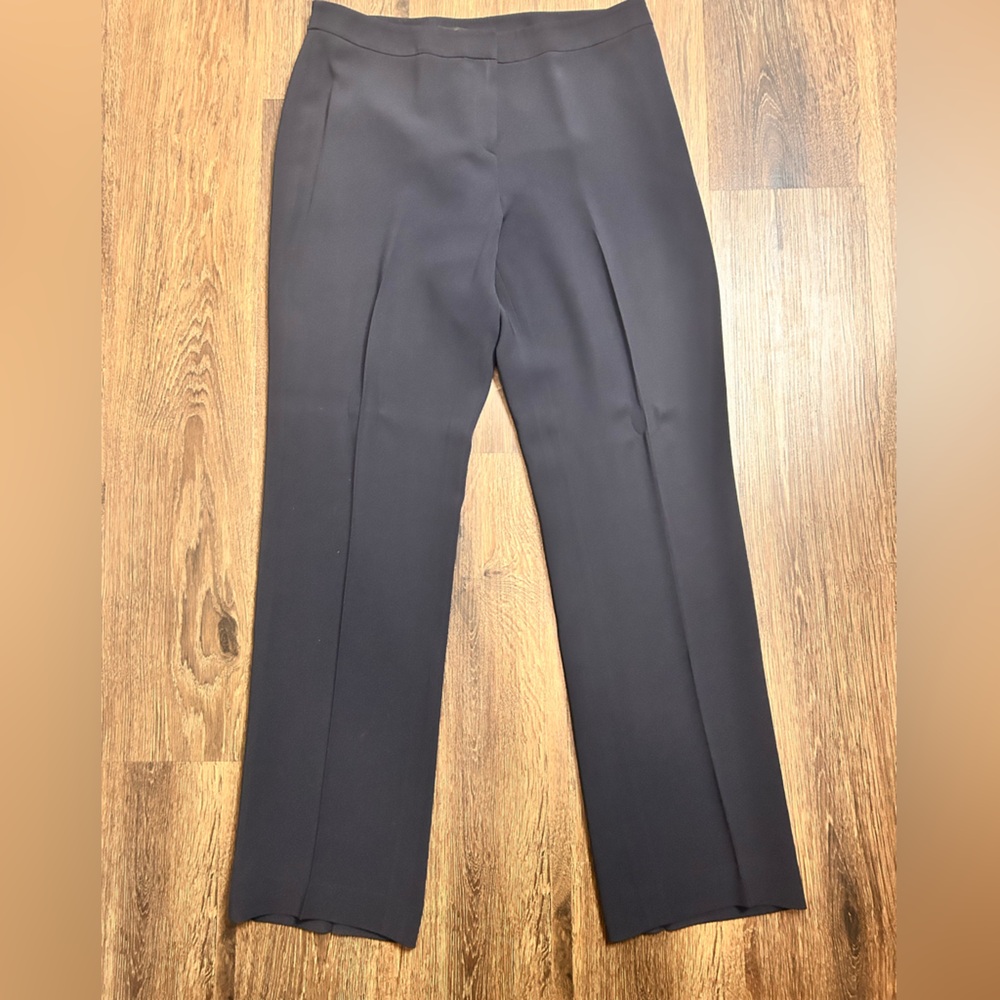 Lafayette 148 Suit Blazer Pant Set‎ Womens 10 Barrow Straight Leg Black Blazer 8 - Picture 5 of 14